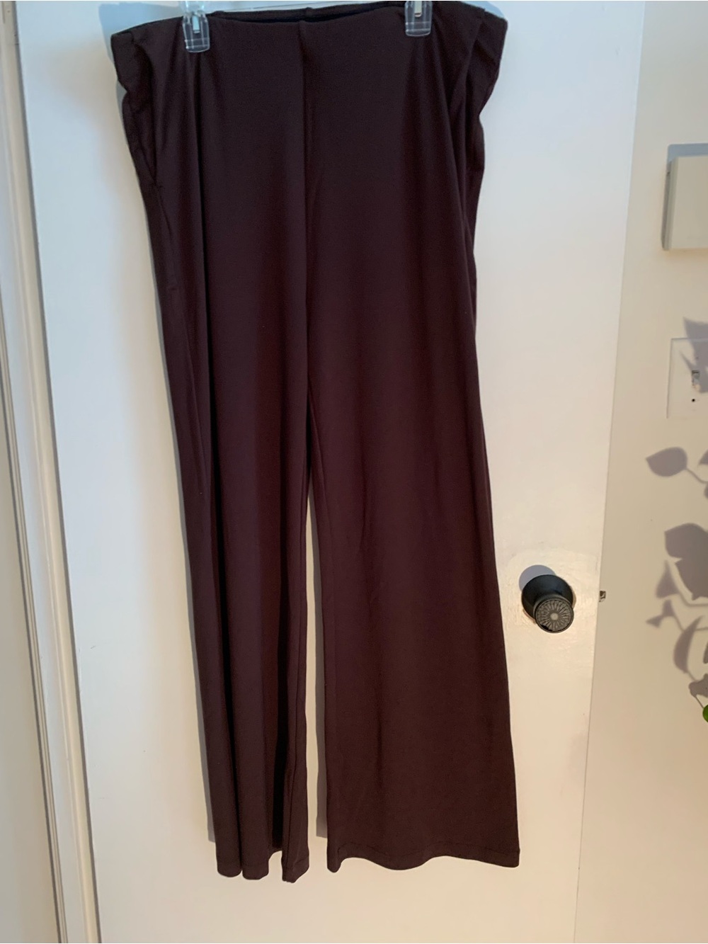 Joe Fresh , Women's Wide-Leg yoga pants NWOT , in Deep Brown - Picture 3 of 5